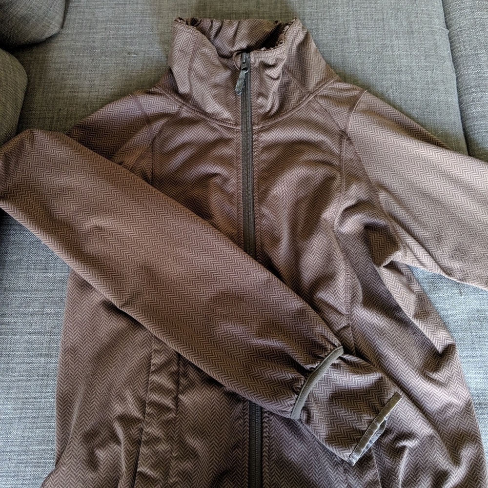 🦄 RARE! 🦄 Lululemon Brown Herringbone Jacket